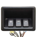 Lowe Boat Rocker Switch Panel Shroud 2412263 - 3-Switch with Fuse Block