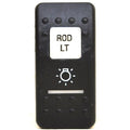 Carling Boat Rocker Switch Actuator Cover - Rod Light