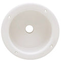 Larson Boat Round Panel - Housing 3352-2233 - 6 1/2 Inch White Plastic