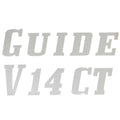 G3 Boat Model Decal 73404988 - Guide V14 CT Silver Sticker