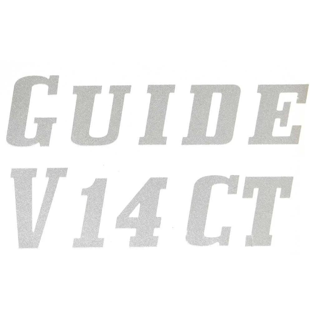 G3 Boat Model Decal 73404988 - Guide V14 CT Silver Sticker