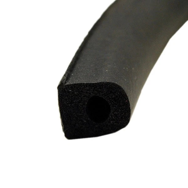 Clean Seal 104H3-1M Black 1/2" Foam Rubber Boat Windshield Weather Striping Ft