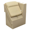 Wise Pontoon Boat Seat - Left Lean Back Sand