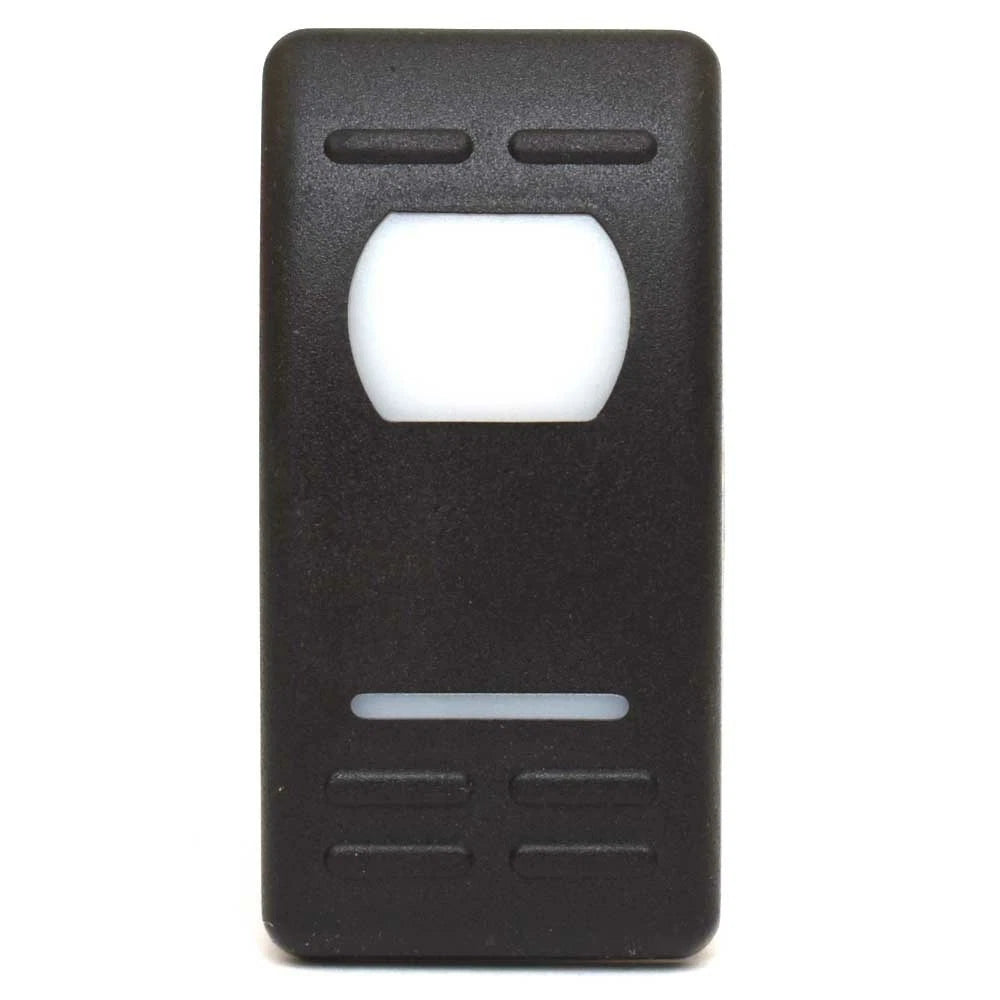 Boat Illuminated Rocker Switch 0-1098 - ON/OFF/ON 12V 16A