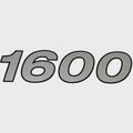 Crestliner Boat Decal Sticker 2201453 - 1600 Metallic Silver