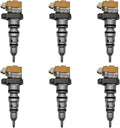 6 Pcs Fuel Injector 10R-9237 for Caterpillar CAT Engine 3126B 3126E Loader 953C