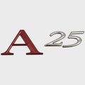 Cobalt Boat Raised Model Decal 493415 - A25 Red/Silver Sticker