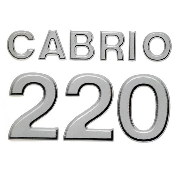 2008 Larson Cabrio 220 Boat Raised Emblem 0573067 - Silver Sticker