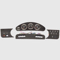 Rinker Boat Dash Panel Kit 2070109 - with Faria Gauges Woodgrain (4PC)