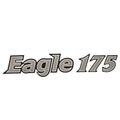 G3 Boat Decal 73404698 - Eagle 175 8 5/8 X 1 3/4 Inch Silver Black
