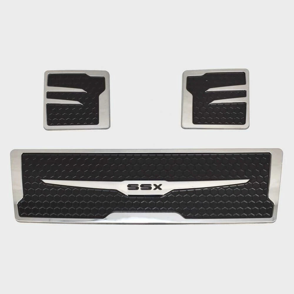 Chaparral Boat Raised Decals - SSX Glove Box Emblems (set of 3)