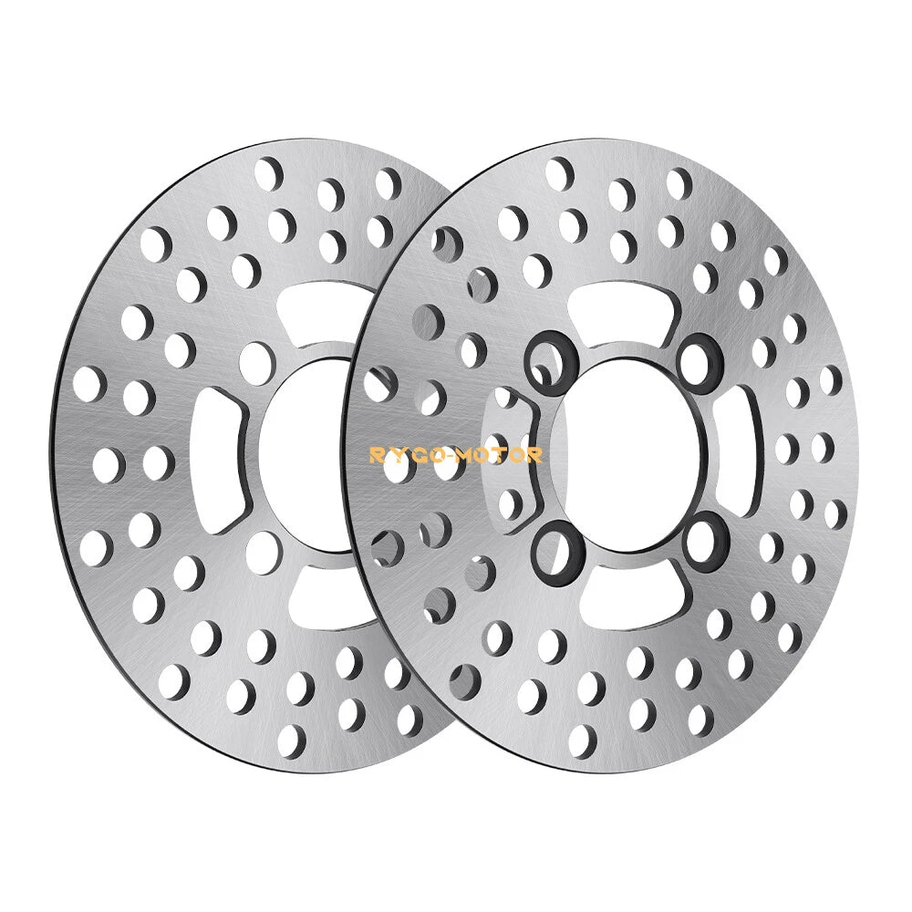 2PCS Front Brake Disc Rotors for Yamaha Banshee 350 YFZ350 Warrior 350 YFM350X