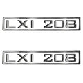 Larson Raised Boat Decals 0572786 - 9 Inch LXI 208 (pair)