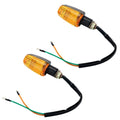 Motorcycle Turn Signal Lights 2PCS Waterproof Bright Lights for Scooters