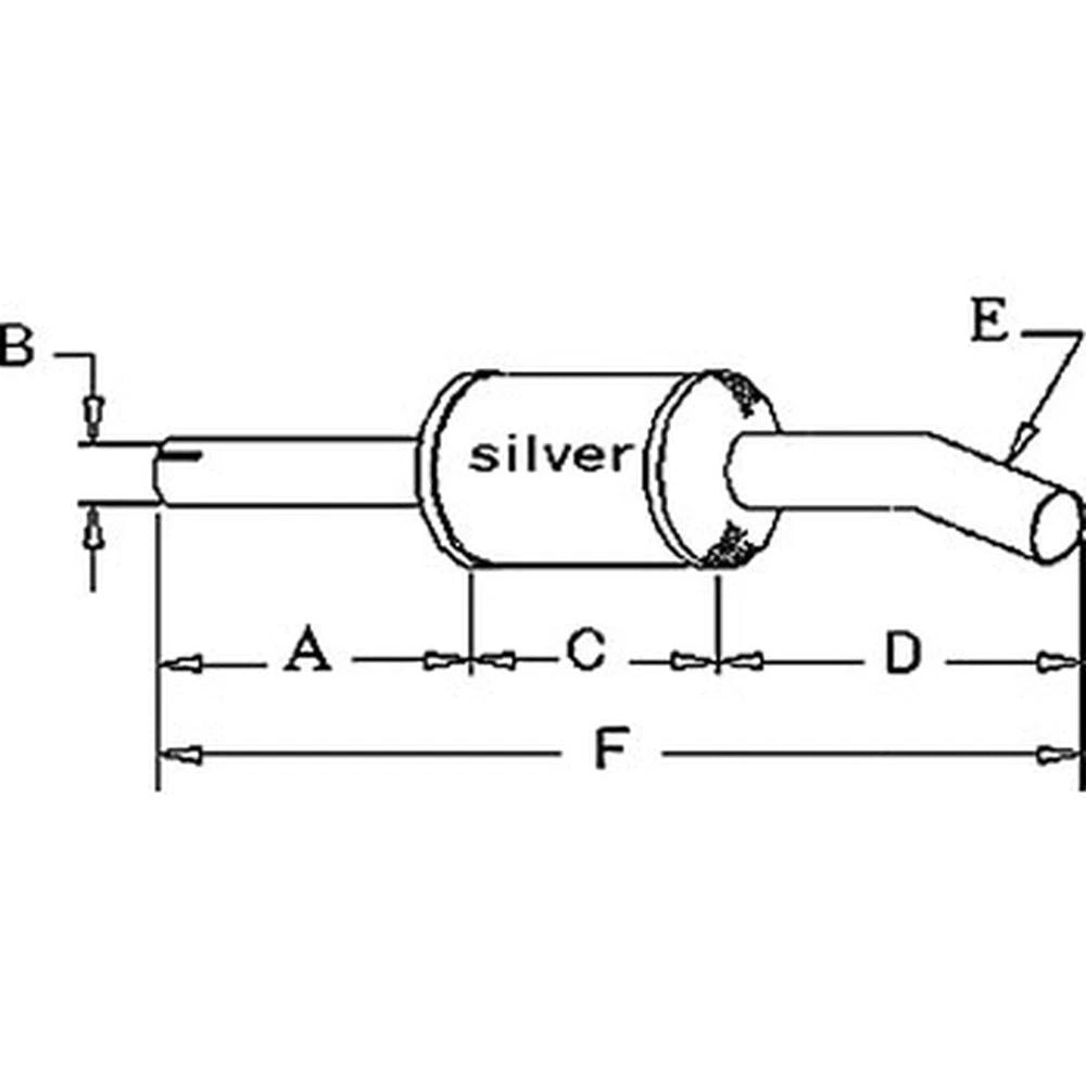 Muffler Fits Case/Internati Onal Harvester Models Replaces 531852R1