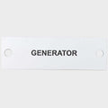 Rinker Boat Generator Tag - Emblem - Decal