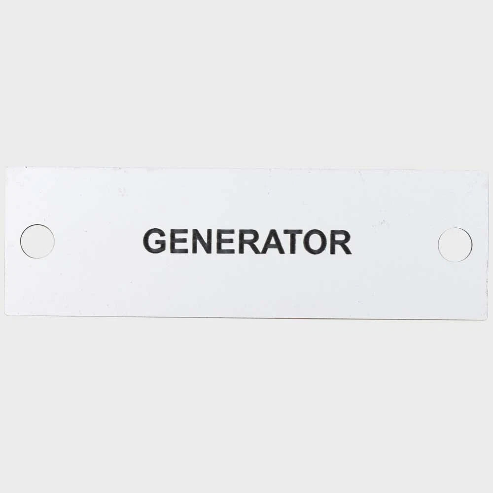Rinker Boat Generator Tag - Emblem - Decal