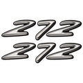 Rinker Boat Decals - 272 Captiva Stickers (pair)