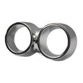 Tracker Boat Double Gauge Bezel 133980 - Chrome Plated Bronze 3 1/8 ID