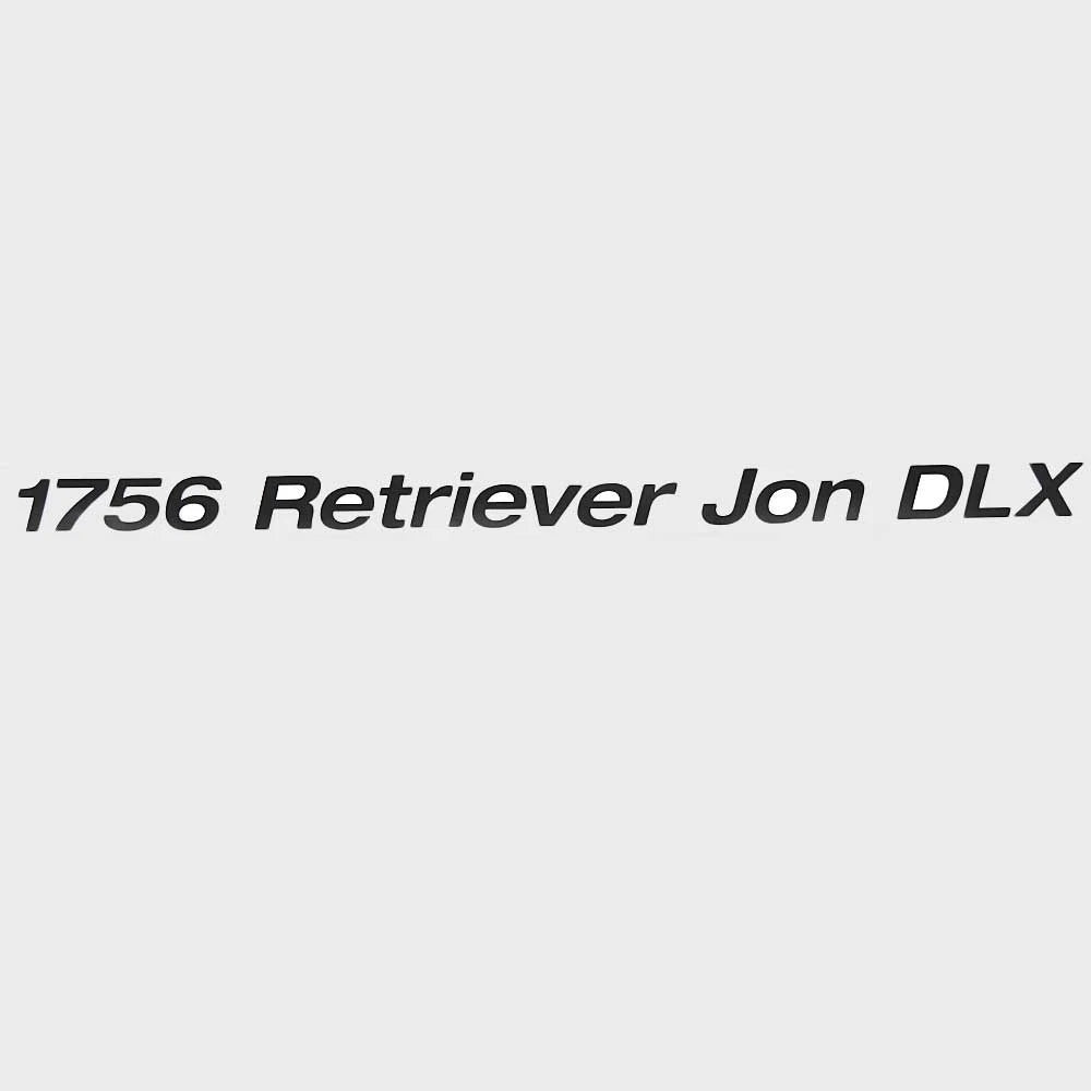 Lowe Boat Brand Decal 2201943 - 1756 Retriever Jon DLX Black