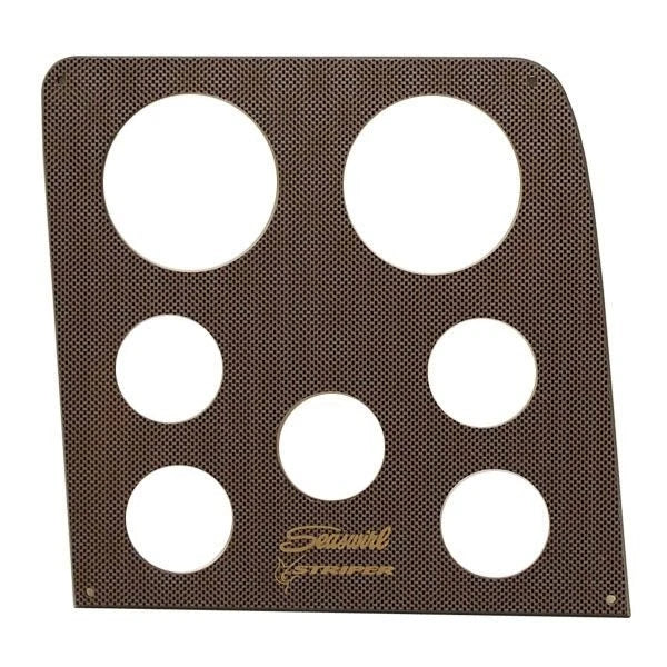 Seaswirl Boat Gauge Panel 240-04556-P - Striper 10 1/2 X 10 5/8 Inch