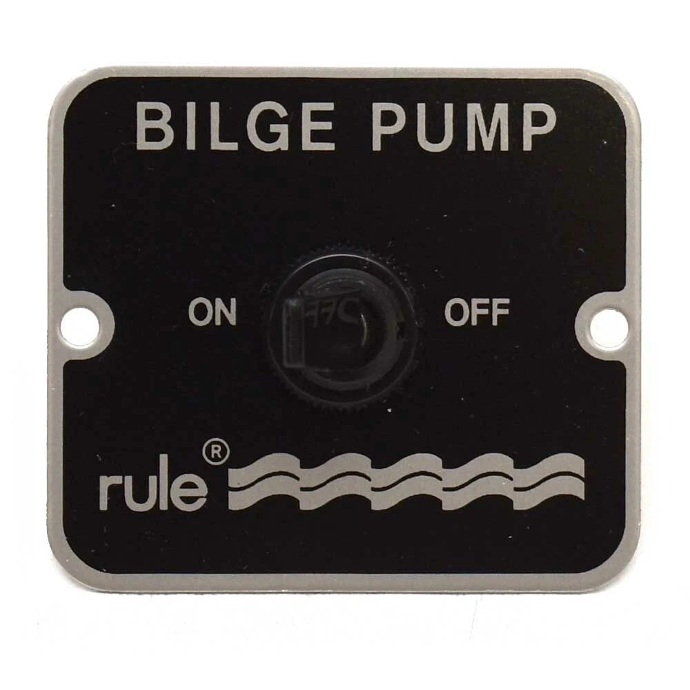 Rule Boat On/Off Panel Switch Model 49 - 10A 250VAC Bilge Pump