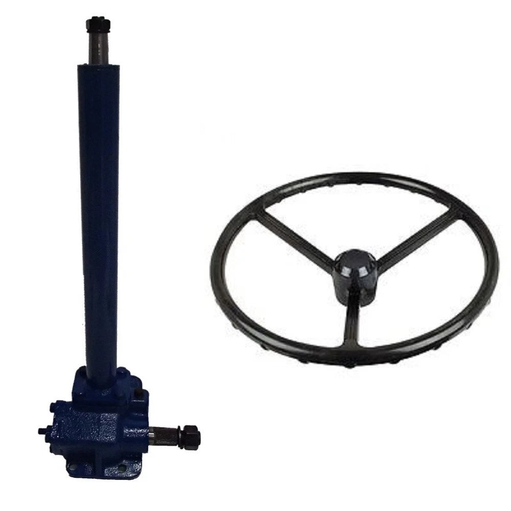 Steering Box Assembly with Wheel & Cap Fits Kubota Replaces 32150-16800