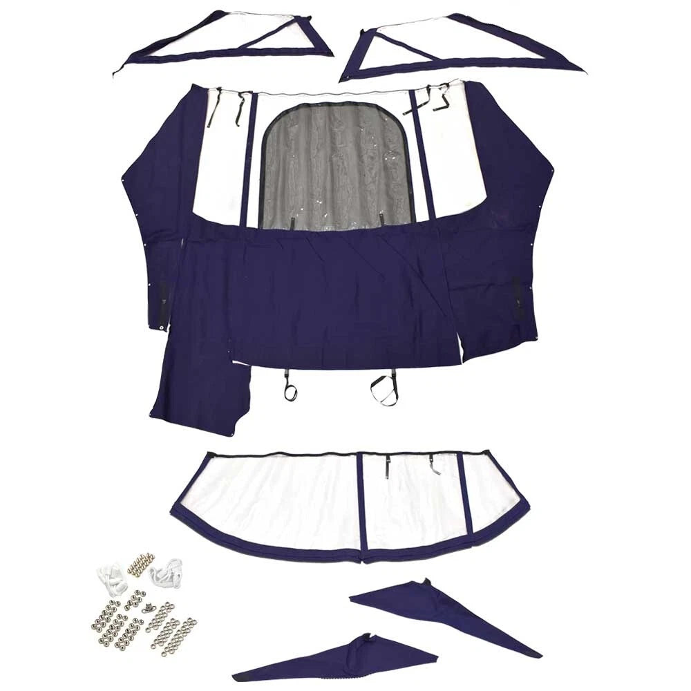 Formula Boat Curtain Kit 270354 - 351 RA Navy Blue 118893046 (6PC)
