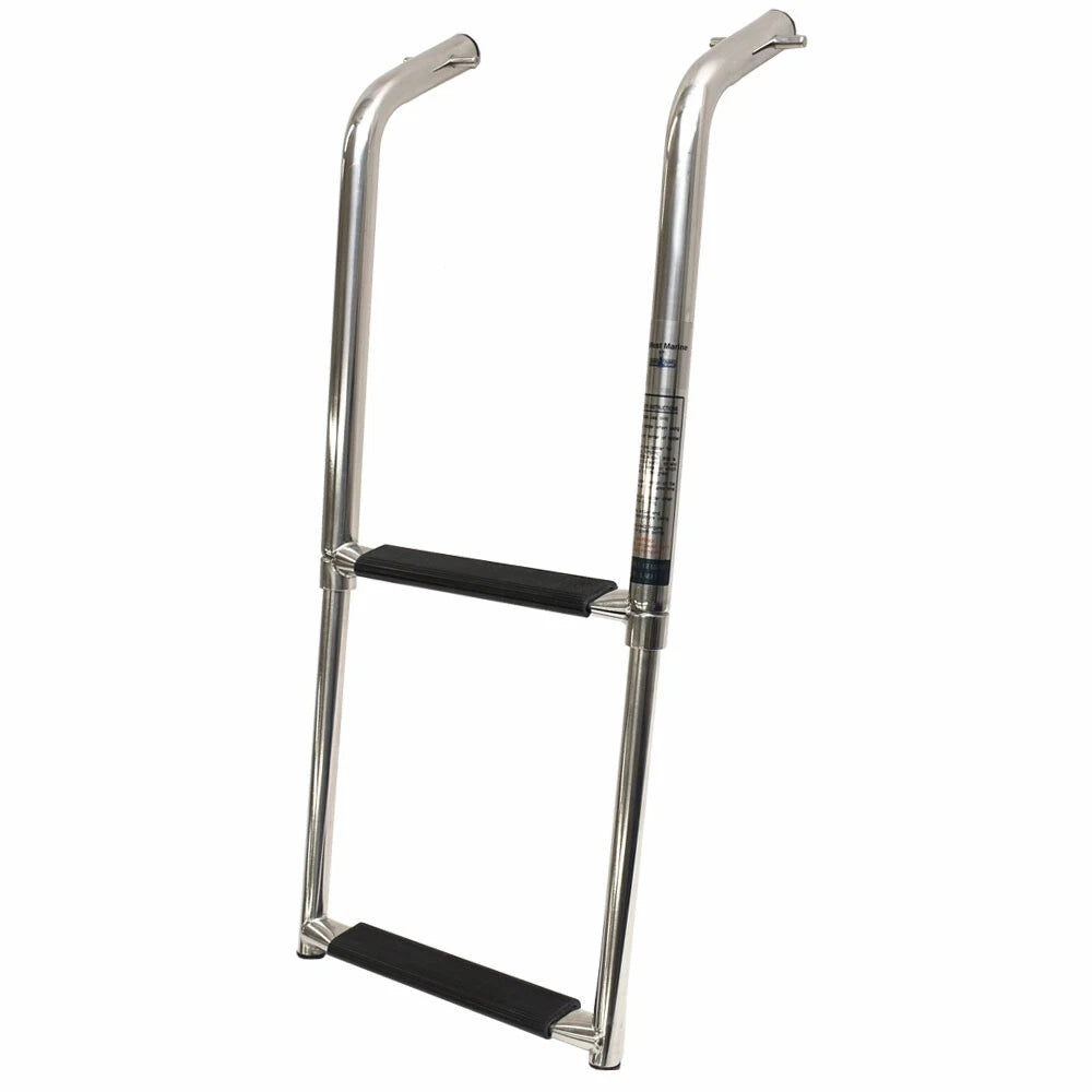 West Marine Boat Telescoping Ladder L-2-12-D-BU - 26 Inch SS