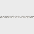 Crestliner Boat Raised Emblem Decal 2095362 - 44 X 3 3/8 Inch Sticker
