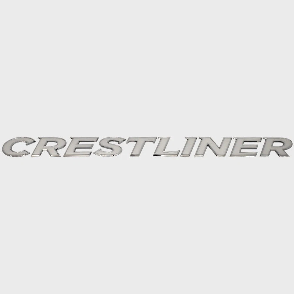 Crestliner Boat Raised Emblem Decal 2095362 - 44 X 3 3/8 Inch Sticker