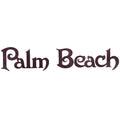 Palm Beach Pontoon Boat Decal PBM007467 - Dark Purple Logo Sticker