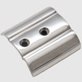 Crownline Boat Rubrail End Cap - 2 3/8 Inch Stainless Steel Port