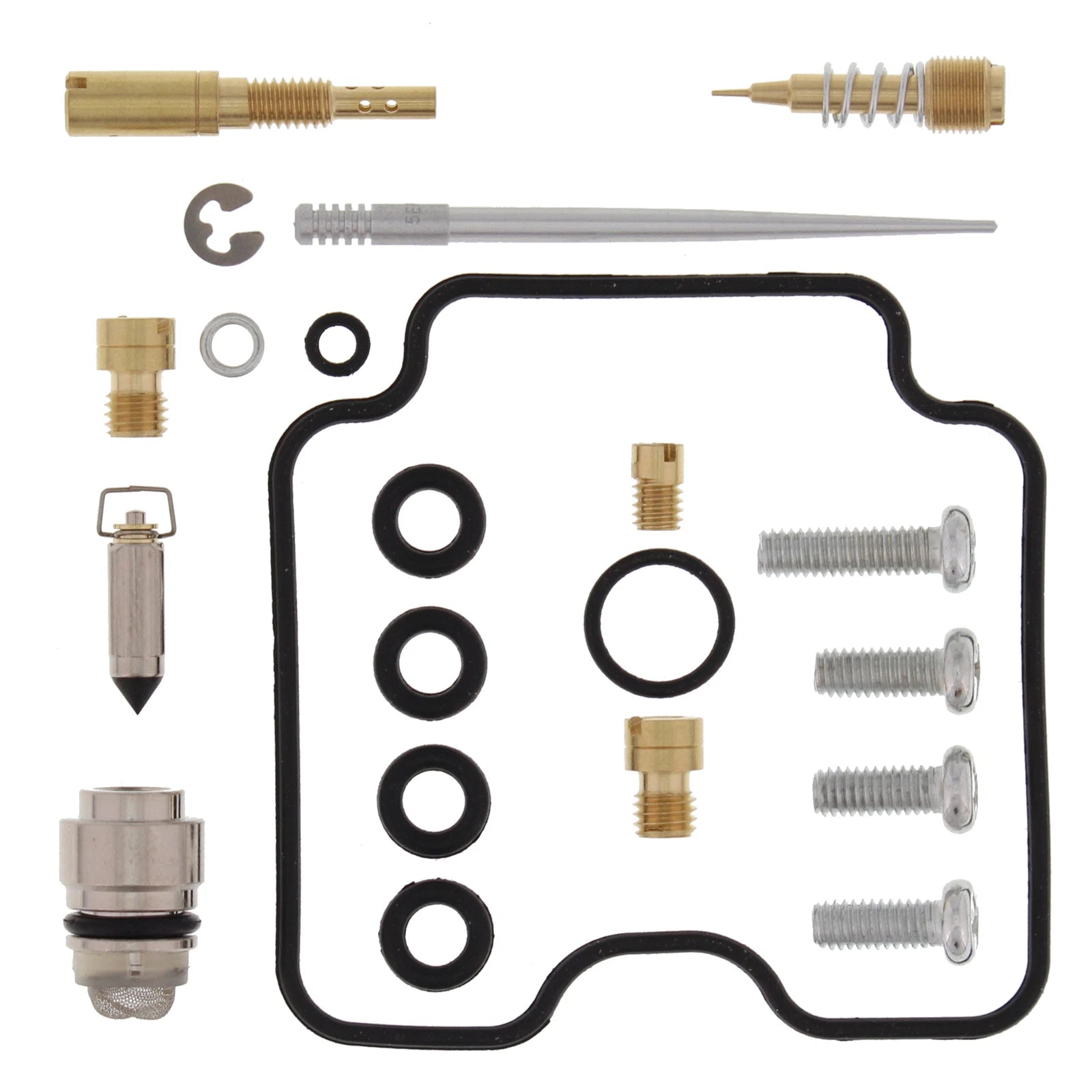 Carb Carburettor Repair Kit for Yamaha YFM 450 FWAD Grizzly EPS 2013