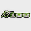 Ranger Boat Model RT188 Decal 322060 - Black Green Silver Sticker