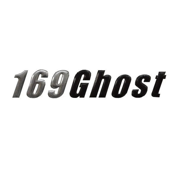 Ranger Boat Raised Foam Decal 9891403 - 169 Ghost Silver 8 5/8 X 1 5/8