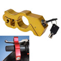 Gold Motor Handlebar Lock Anti-Theft Grip Throttle Security Bike Scooter ATV