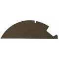 CR50HFP Front Headliner Piece, Brown Vinyl with Plastic Back Fits John Deere