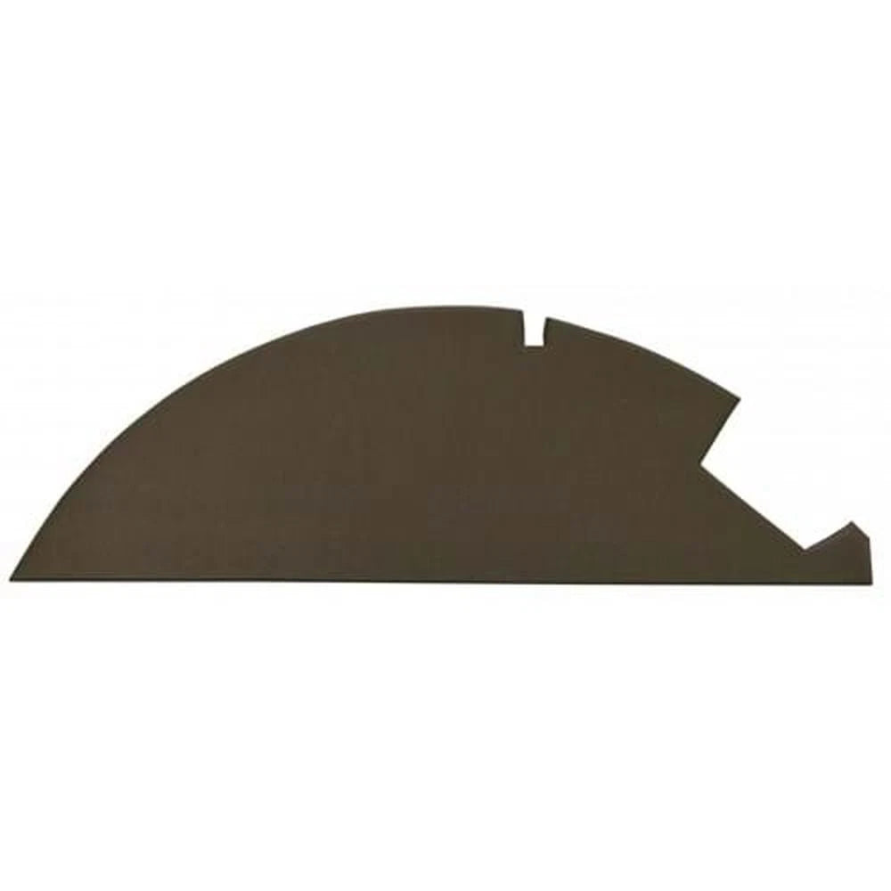 CR50HFP Front Headliner Piece, Brown Vinyl with Plastic Back Fits John Deere