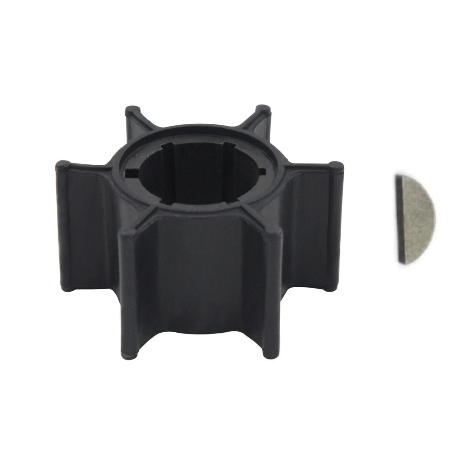 Water Pump Impeller with Key for Yamaha 2 Stroke 6HP 8HP Outboard 655-44352-09