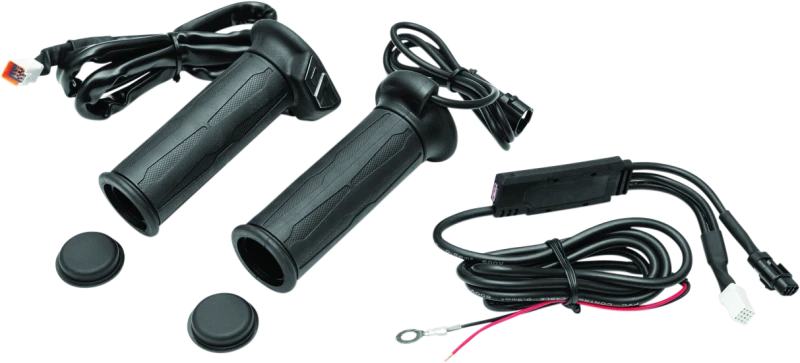 Kuryakyn Apollo Heated Grips 7/8in with Thumb Throttle for ATV & Snowmobile