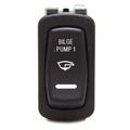 Carling Boat Rocker Switch - Bilge Pump 1 On/Off 24V - 15A