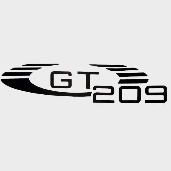 Glastron Boat Model Decal 05730380 - GT 209 Black Sticker (pair)