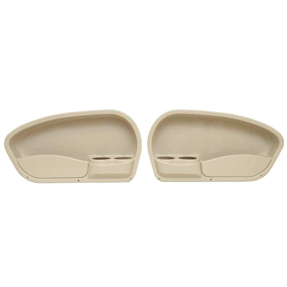 Boat Side Panel - 25 1/2 X 12 3/8 Inch Plastic Beige (set of 2)