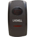 Carling Boat Rocker Switch Cover - Actuator Livewell Black Illuminated