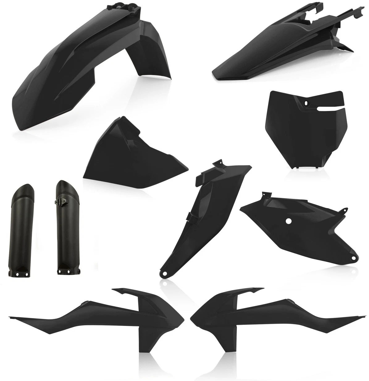 ACERBIS Full Plastic Kit Black – Fits KTM 85 SX 2018-2024 Offroad