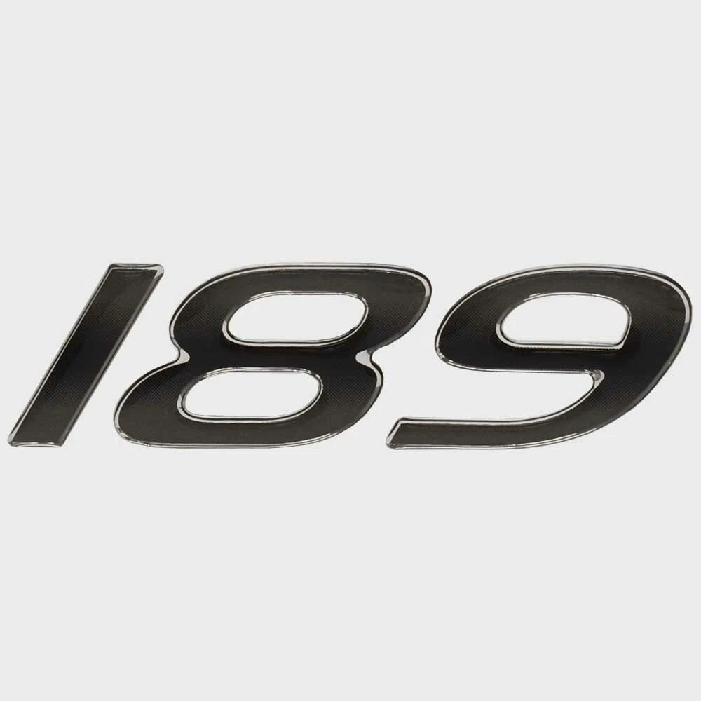Ranger Boat Raised Emblem Decal 7D103 - 189 Black Silver