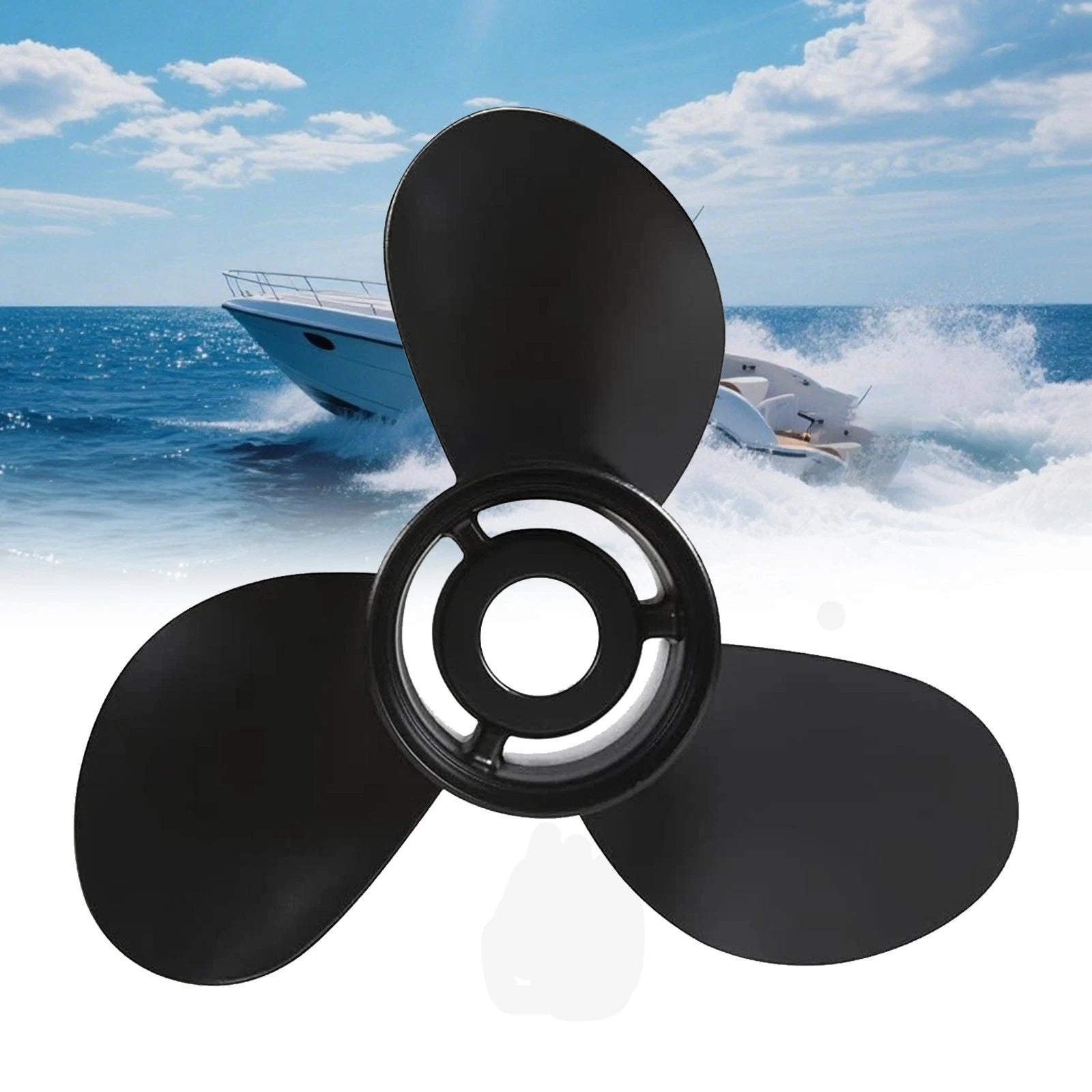 14 X 13 Outboard Boat Propeller for Mercury Engines 40-140HP 15 Tooth RH(NO HUB)
