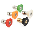 Pressure Washer Spray Nozzle Tips 5Pcs Multiple Degree Quick Connector
