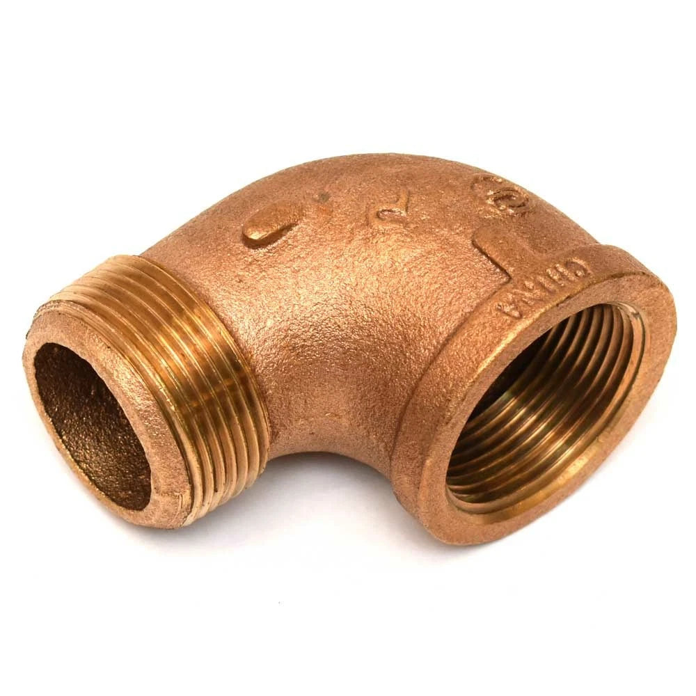 Midland Metals Boat Elbow Fitting 44166 - 1 1/4 Inch NPT Bronze